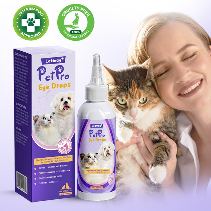 🛡️Lotmay® PetPro Eye Drops-😾Daily L-Lysine Drops for Feline Herpes & Eye Care🐾